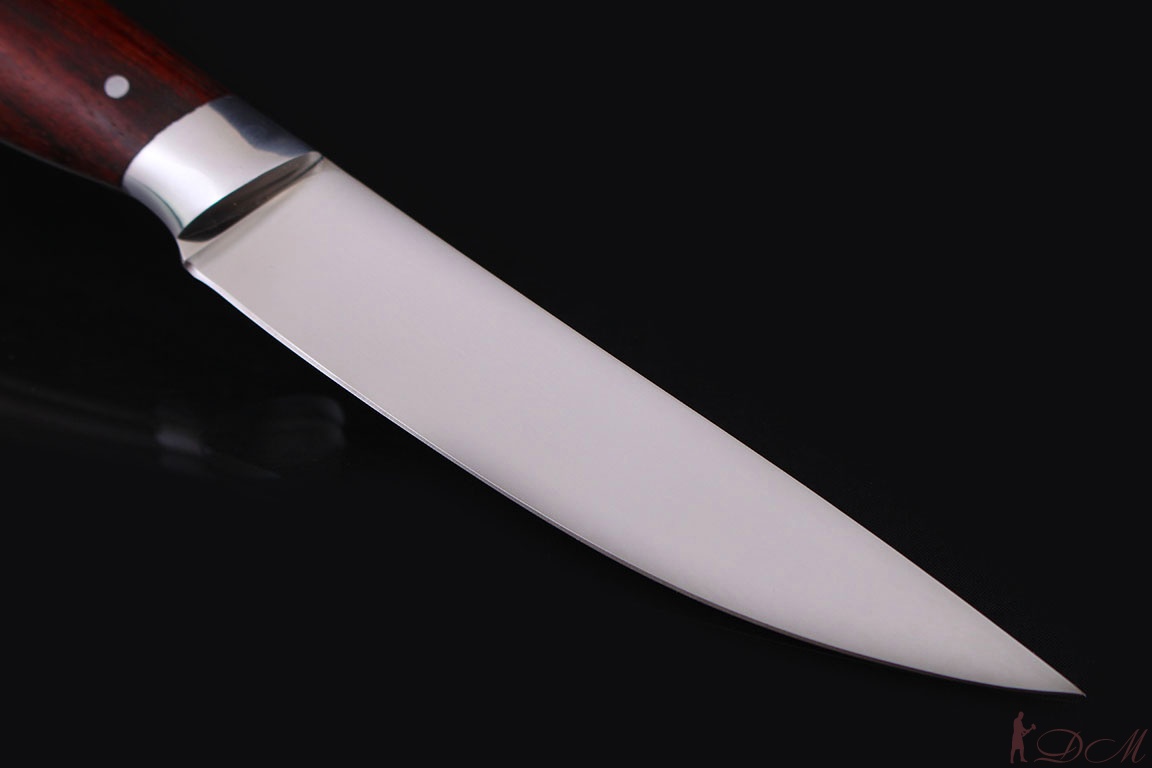 Кухонный нож серии "Рататуй" 130мм. Сталь х12мф. Рукоять Бубинга Помеле.