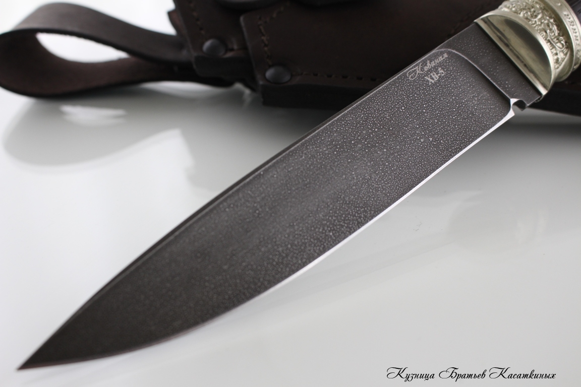 Hunting Knife "Zasapozhny". Khv-5 Steel (Extra Hard Steel). Wenge Handle
