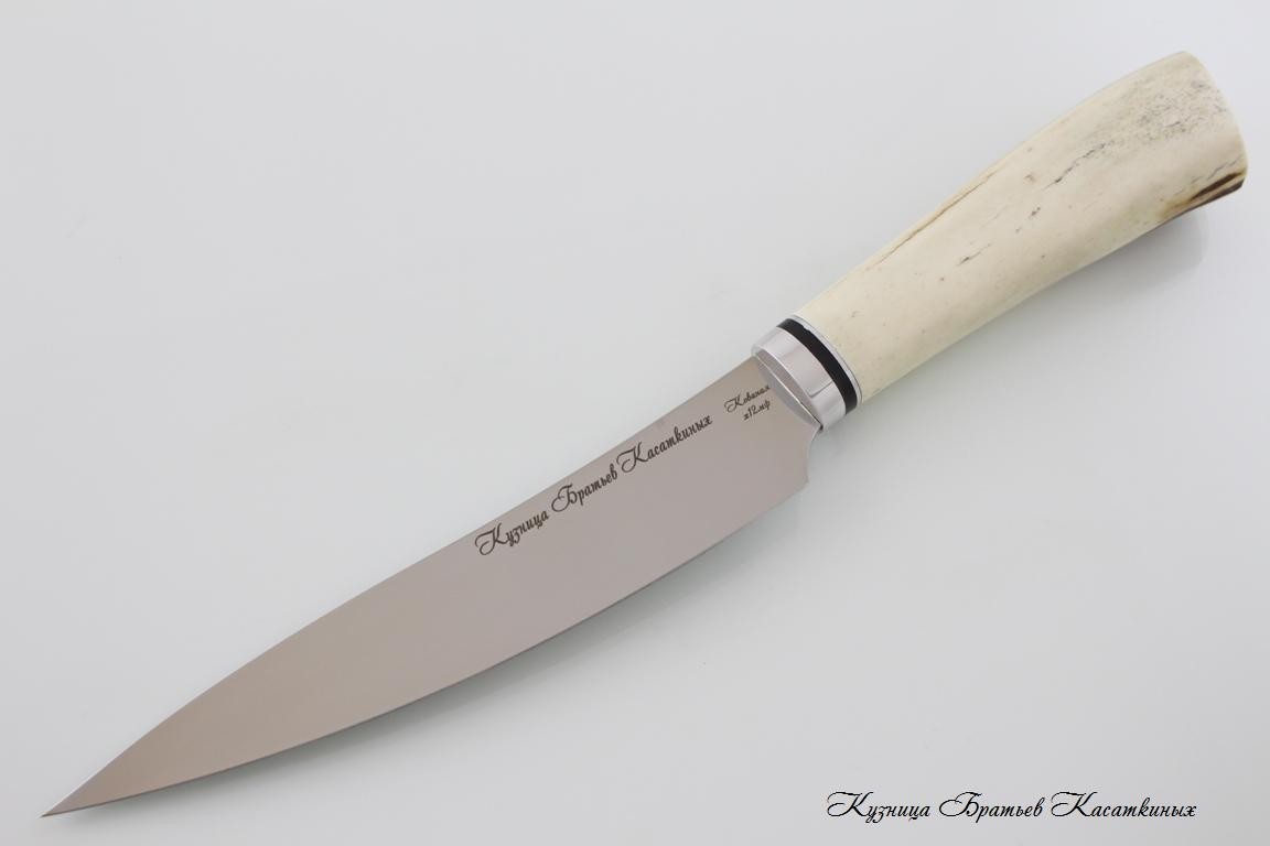   Kitchen Knife Set "Master Chef". kh12mf Steel. Elk Horn Handle 