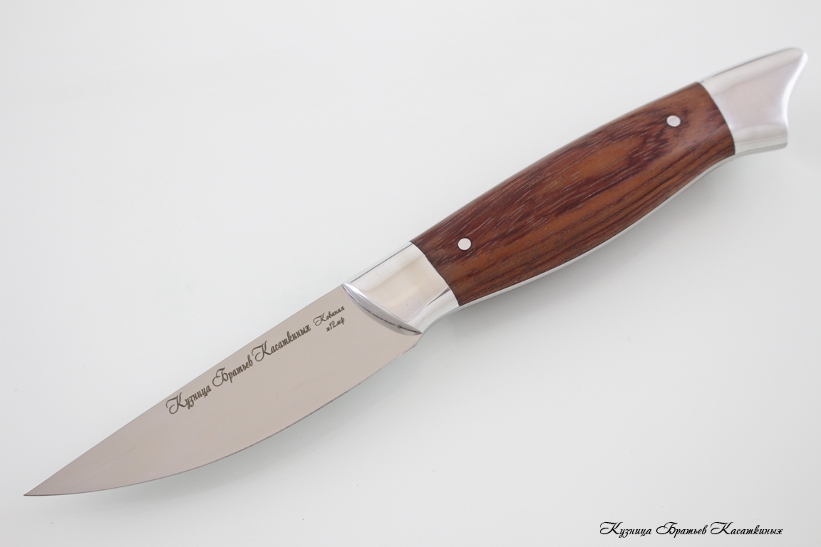   Kitchen Knife Set "Grand Ratatouille". kh12mf Steel. Bubinga Handle 