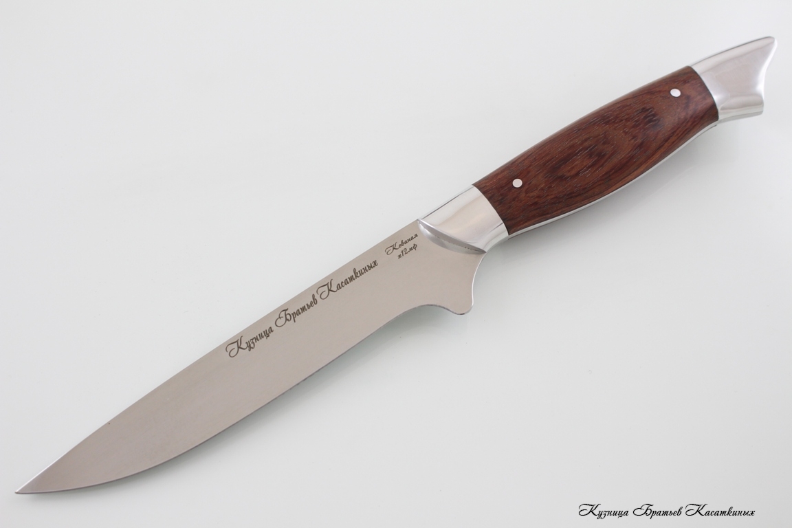 Кухонные ножи Набор кухонных ножей "Гранд Рататуй" Кованая х12мф. Рукоять дерево Бубинга Помеле. 