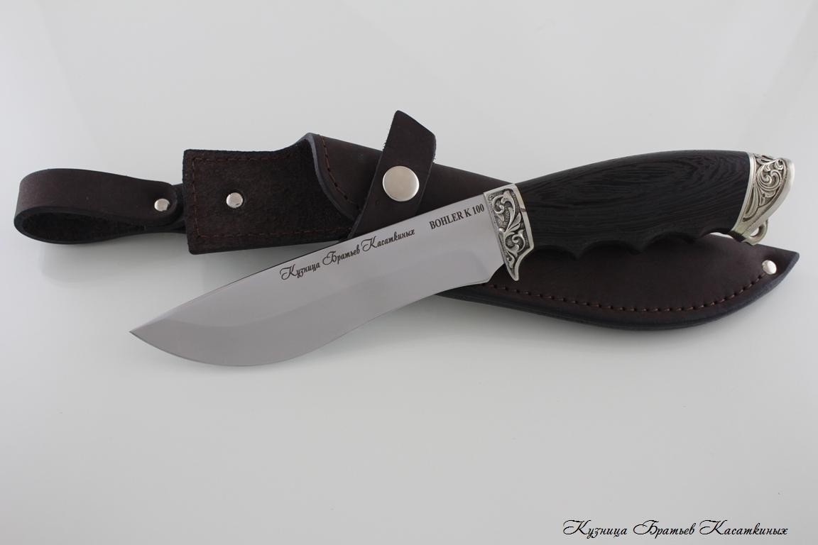 "Eger" Knife. Bohler K100 Steel. Wenge Handle