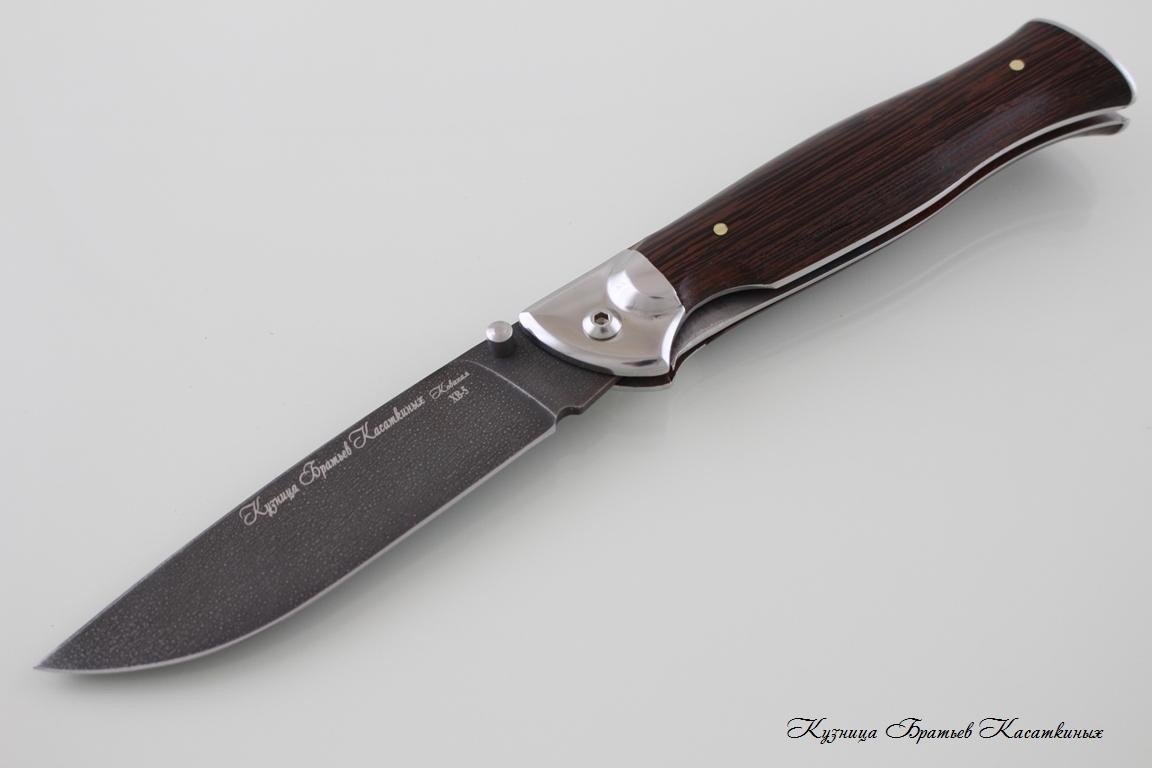 Нож "Легионер" кованая ХВ-5(Алмазная). Рукоять африканское дерево Венге.