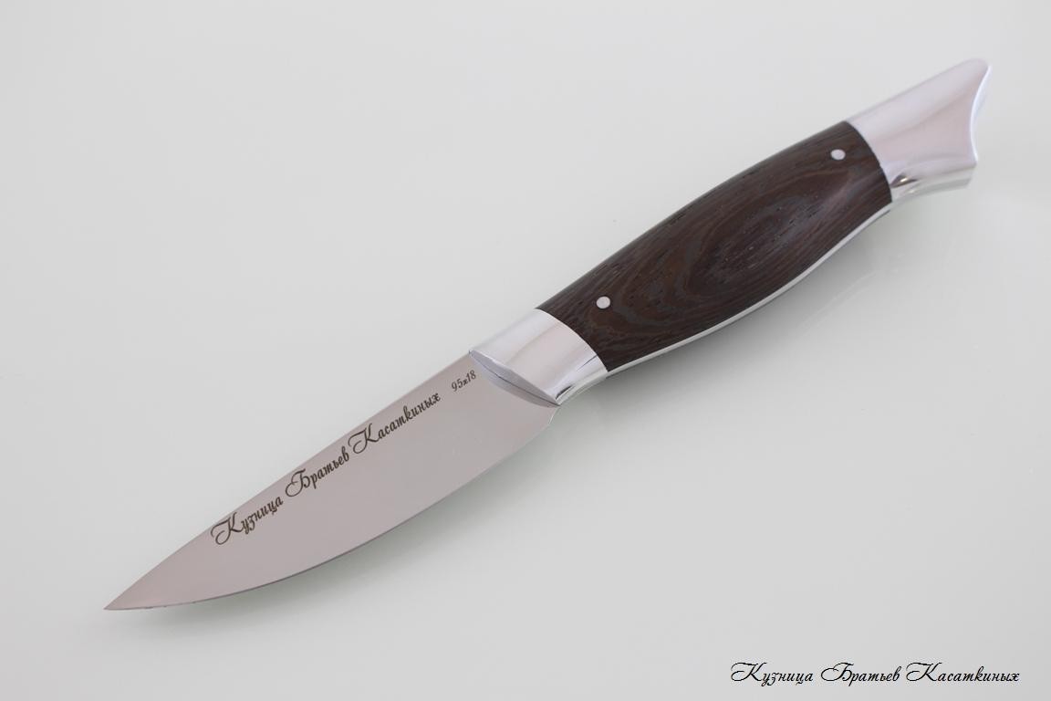   Kitchen Knife Set "Grand Ratatouille". 95kh18 Steel. Wenge Handle 